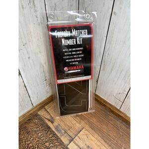 BLACK Yamaha Factory Matched Registration Number Kit For Wave Runners Boats